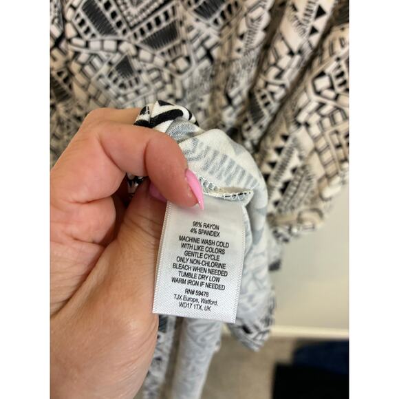 Cynthia Rowley Mix Paisley Print Tribal Boho Western Maxi Relaxed Skirt M Hippie - Picture 4 of 5